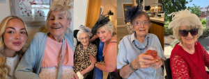 Residents getting dressed up for Ascot Ladies Day at Cavendish Park